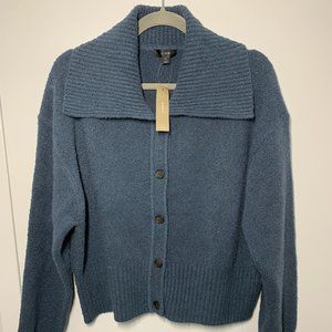 NWT J. Crew Women's Blue Cardigan Sweater Size XL